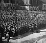 1918  - Bagnoli di Sopra, ragazzi del '99 in partenza per il fronte ricevono la benedizione  (Corinto Baliello)